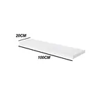 Prateleira em MDP Com Suporte 20x100cm Branco Multivisao
