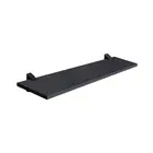 Prateleira em MDP Com Suporte 20x60cm Preta Multivisao