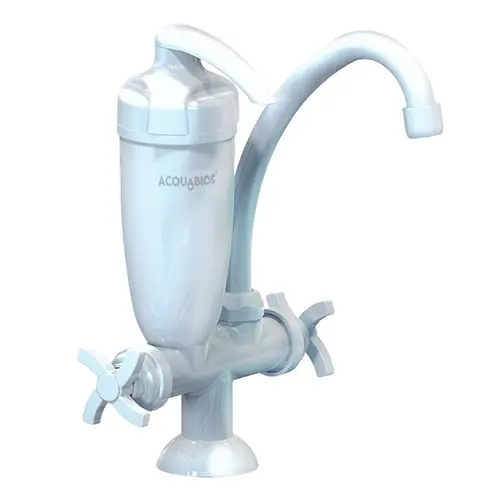 TORNEIRA BICA MOVEL NEW BANC COM FILTRO BRANCA ACQUABIOS
