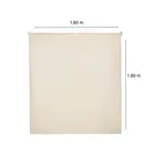 Persiana Nouvel Blackout 160x160m Bege Evolux