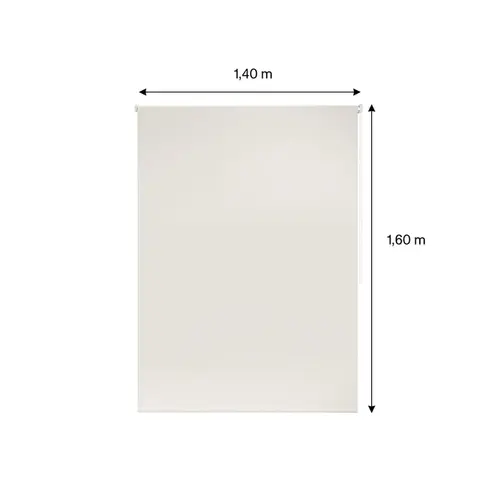 Persiana Nouvel Blackout 140x160m Bege Evolux