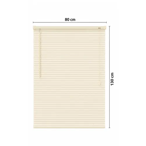 Persiana Off PVC 25mm Bege 80x130 Evolux
