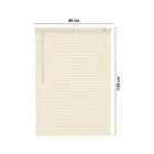 Persiana Off PVC 25mm Bege 80x130 Evolux