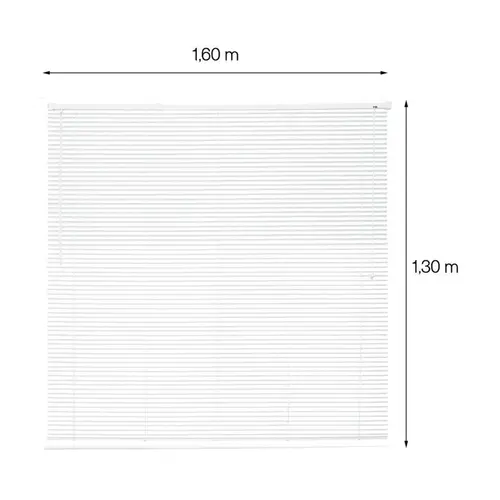 Persiana Off PVC 25mm Branca 160x130 Evolux