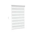 Persiana Zebra Branco  Dupla Rolo 140x160cm Evolux
