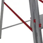 Escada de Aluminio com 05 Degraus Duplos Pratica com Reforço e Trava ArtFactory