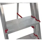 Escada de Aluminio com 05 Degraus Duplos Pratica com Reforço e Trava ArtFactory