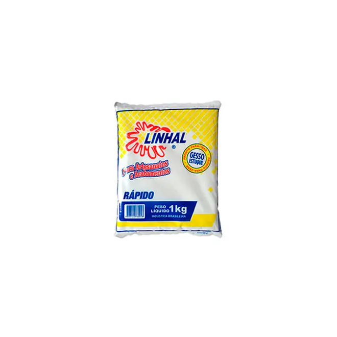 Gesso Secagem Rápida 1kg Linhal