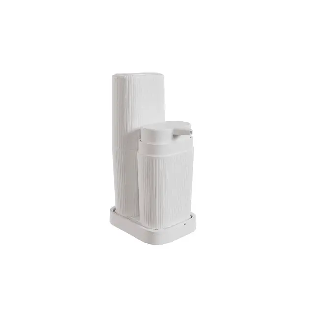 Kit Acessórios Para Bancada de Banheiro 3 Peça Branco Astra