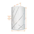 Arandela Calha Abstrato Lapis VD-914 Jota