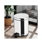 Lixeira com Pedal 4,5 Litros Aço Inox 3505 Viel