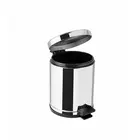Lixeira com Pedal 10,5 Litros Aço Inox 3567 Viel