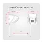 Chuveiro Ducha Compacta Eletrônica Branco 220V 6.500W Fame