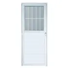 Porta Postigo Lambril Premium Branco 210x90cm DIR Lux
