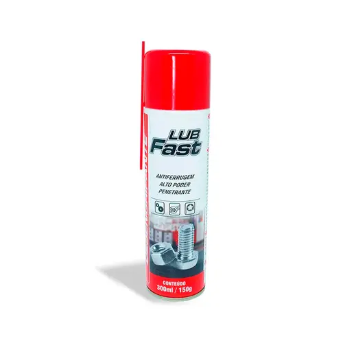 Desengripante Antiferrugem Spray Lub Fast 300ml/150g Mundial Prime