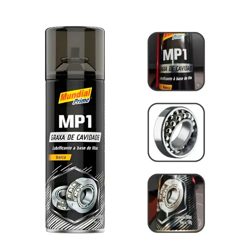 Graxa Spray Branca de Cavidade 300ml Mundial Prime