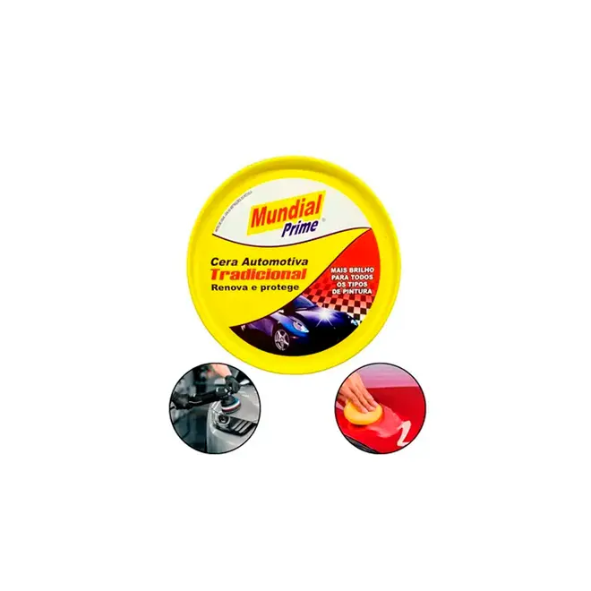 Cera Automotiva 200ml Mundial Prime