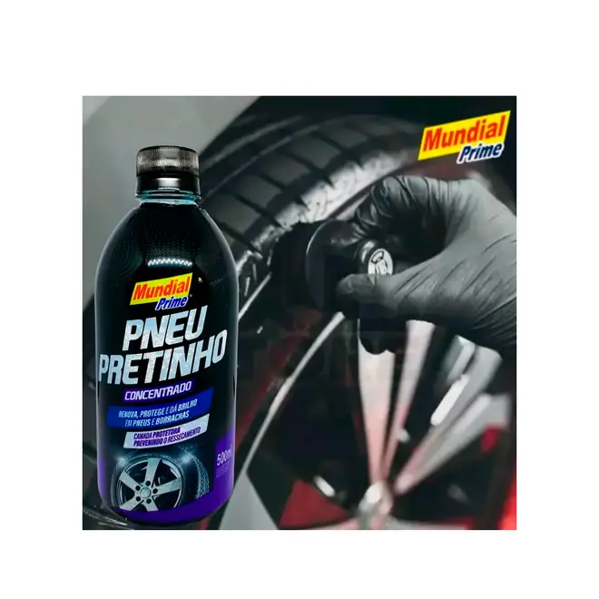 Limpa Pneu Pretinho 500ml Mundial Prime