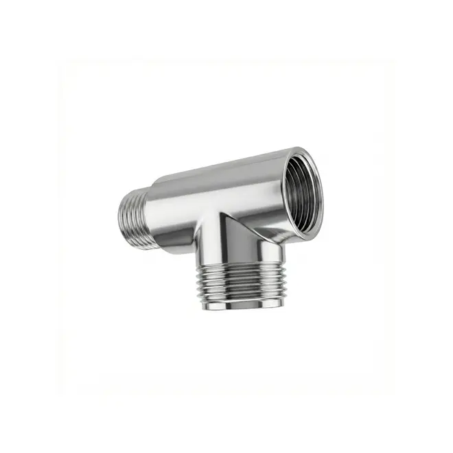 Adaptador Conector T Para Tanque Máquina De Lavar 1/2" Metal Garden