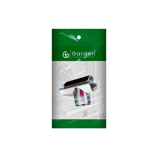 Adaptador Conector T Para Tanque Máquina De Lavar 1/2" Metal Garden