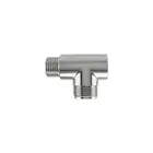 Adaptador Conector T Para Tanque Máquina De Lavar 1/2" Metal Garden
