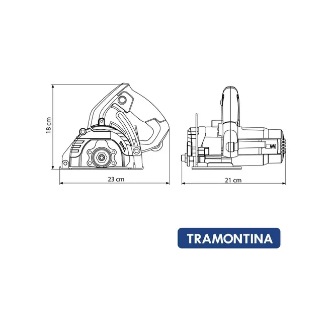 Serra Marmore 1200W 4.3/8" 220V Tramontina
