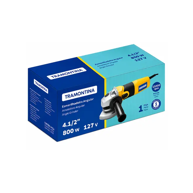 Esmerilhadeira 4.1/2" 127V  Tramontina