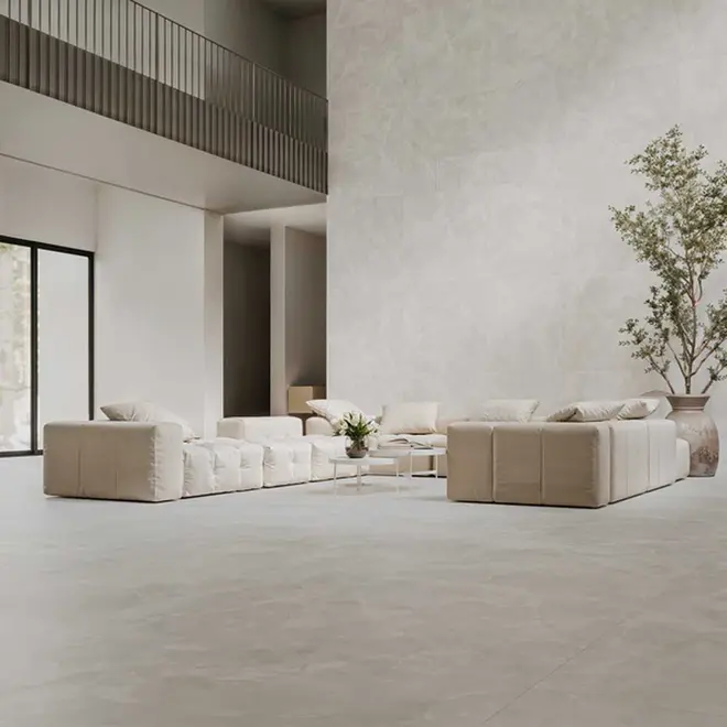 Porcelanato 100x100 Acetinado Nuvola Bianco Satin Cx 3,00m² Biancogres