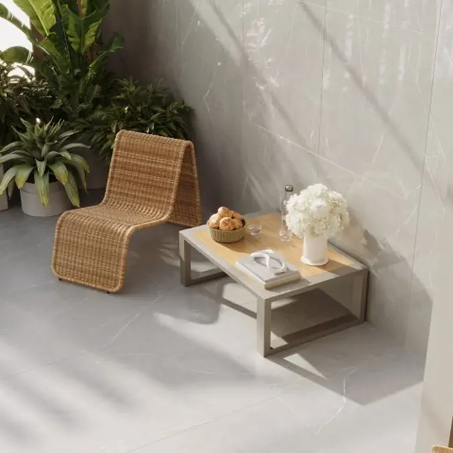 Porcelanato 100x100 Acetinado Pulpis Grigio Lux Cx3,00m² Biancogres