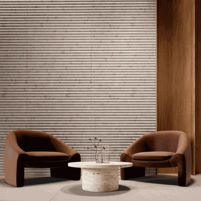Revestimento 45x90 Acetinado Canel Dorcia Terrazzo Beige Cx 2,00 m² Incesa
