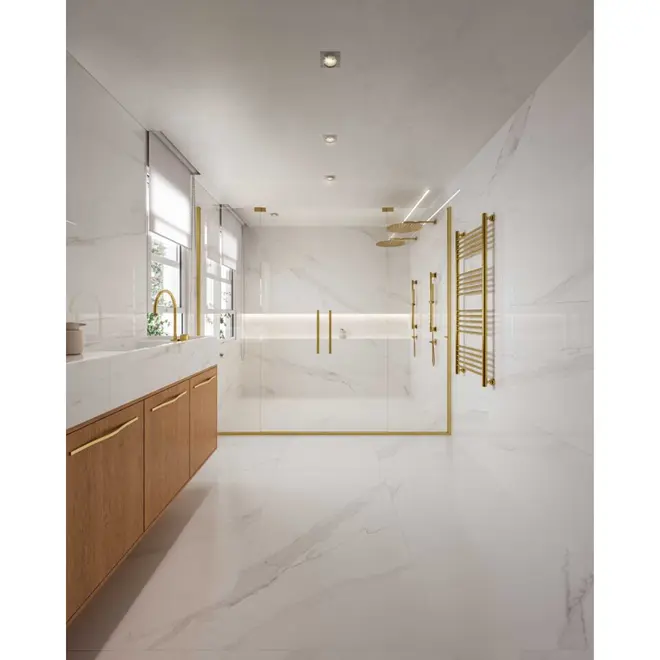 Porcelanato 60x120 Polido Calacata Imperial 2,20 m² Incesa