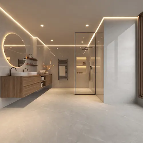 Porcelanato 100x100 Polido Pulpis Grigio Lux Cx3,00m² Biancogres