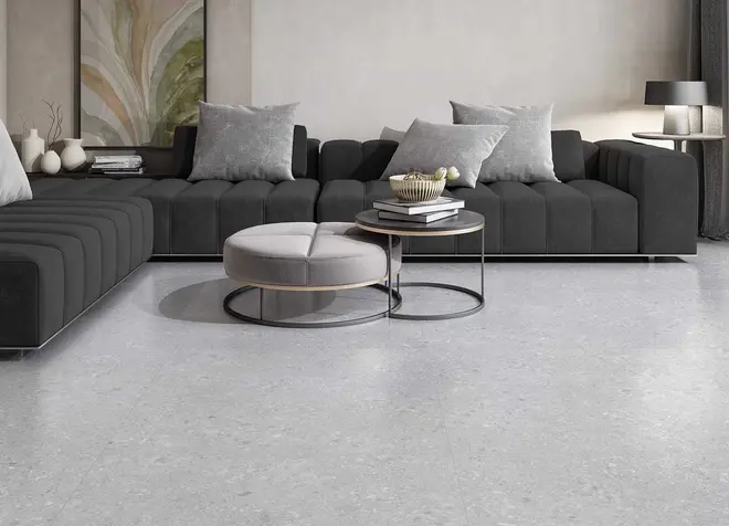Piso 75x75 Retificado Platinum Gray Matte Cx2,28m² Lorenzza