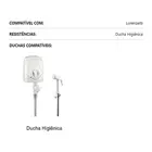 Resistência para Lorenzetti Ducha Higiênica 3T 4300W 220V Pratimix