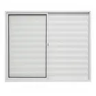 Veneziana 3 Folhas 100x120 Light Branco Sem Grade Lux