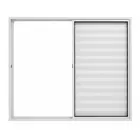 Veneziana 3 Folhas 100x120 Light Branco Sem Grade Lux