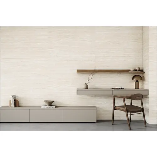Piso 64x123 Acetinado 64520 Travertino Navona Cx2,36m² Ennova