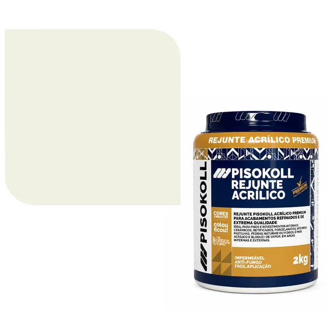Rejunte Acrilico Corda 2kg Pisokoll