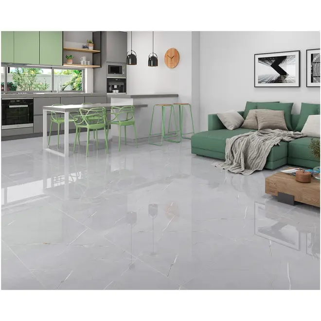Piso 74x74 Polido Topázio Gray Retificado Cx2,28m² Incopisos