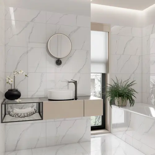 REVESTIMENTO 38X74,5 MILANO LUX POLIDO RETIFICADO CX 1,98 M2 MARMOCER