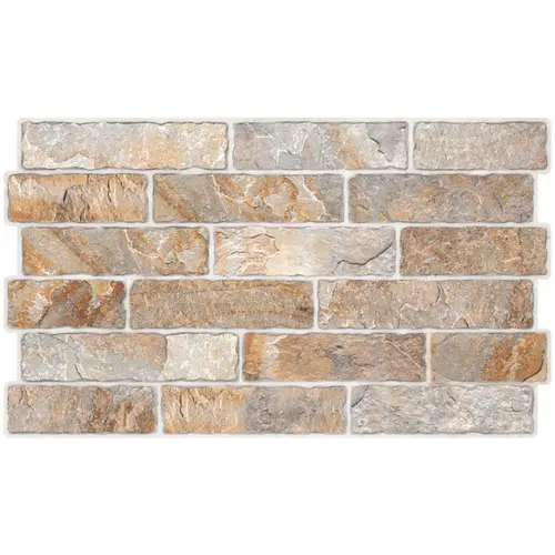 Revestimento 34 x 58 Connect Brick Stone 54008 Cx 1,52 m² Embramaco