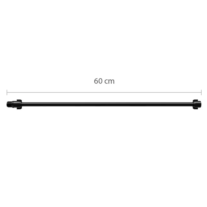 ENGATE FLEXIVEL PVC 1/2 60CM PRETO ASTRA