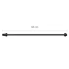 ENGATE FLEXIVEL PVC 1/2 60CM PRETO ASTRA