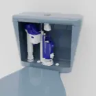 MECANISMO COMPLETO UNIVERSAL P/CAIXA ACOPLADA DUPLO BRANCO ASTRA