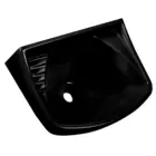 LAVATÓRIO PLASTICO 4,8L 36X26 PRETO ASTRA