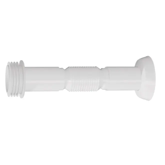 TUBO LIGACAO AJUSTAVEL FLEXIVEL BRANCO 25CM ASTRA