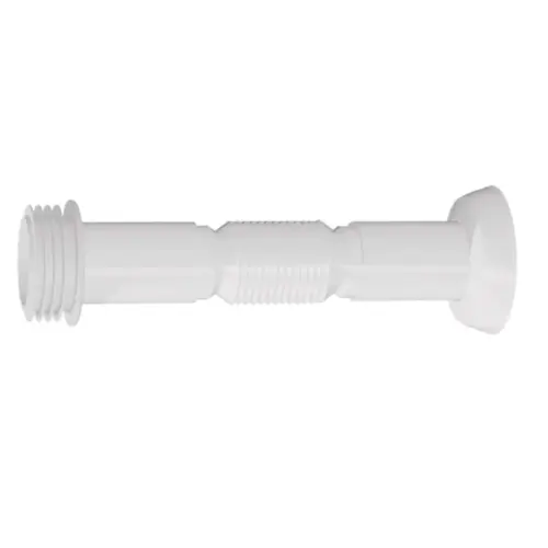 TUBO LIGACAO AJUSTAVEL FLEXIVEL BRANCO 25CM ASTRA