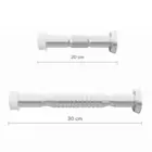 TUBO LIGACAO AJUSTAVEL FLEXIVEL BRANCO 25CM ASTRA