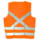 COLETE REFLETIVO LARANJA G C/BOLSO IMBAT