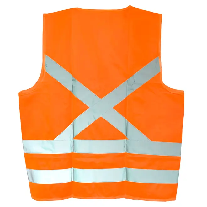 COLETE REFLETIVO LARANJA M C/BOLSO IMBAT